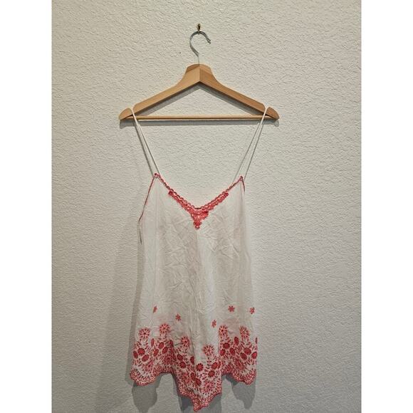 In bloom by Jon quilt embroidered blouse sz Medium - Picture 1 of 3